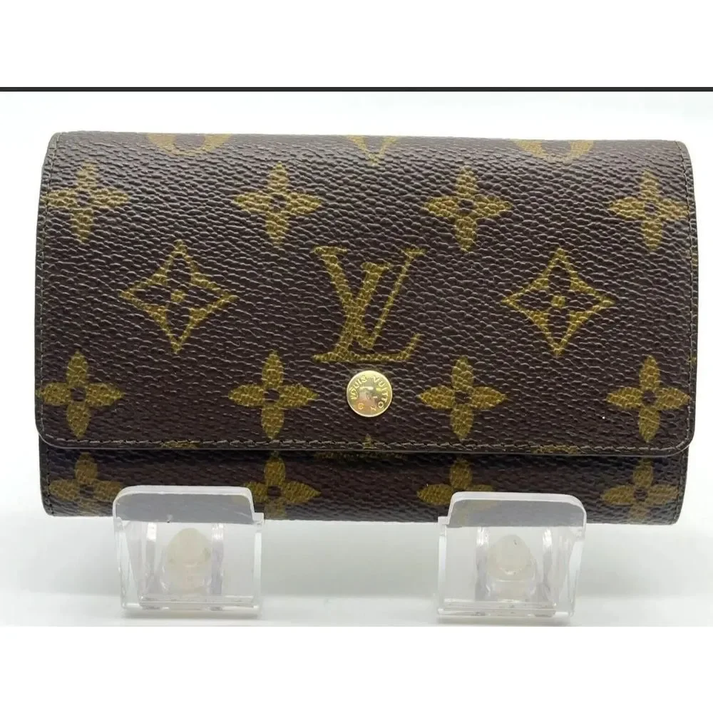 Auth Louis Vuitton Monogram Porte monnaie zip wallet NS121066, 8912AN